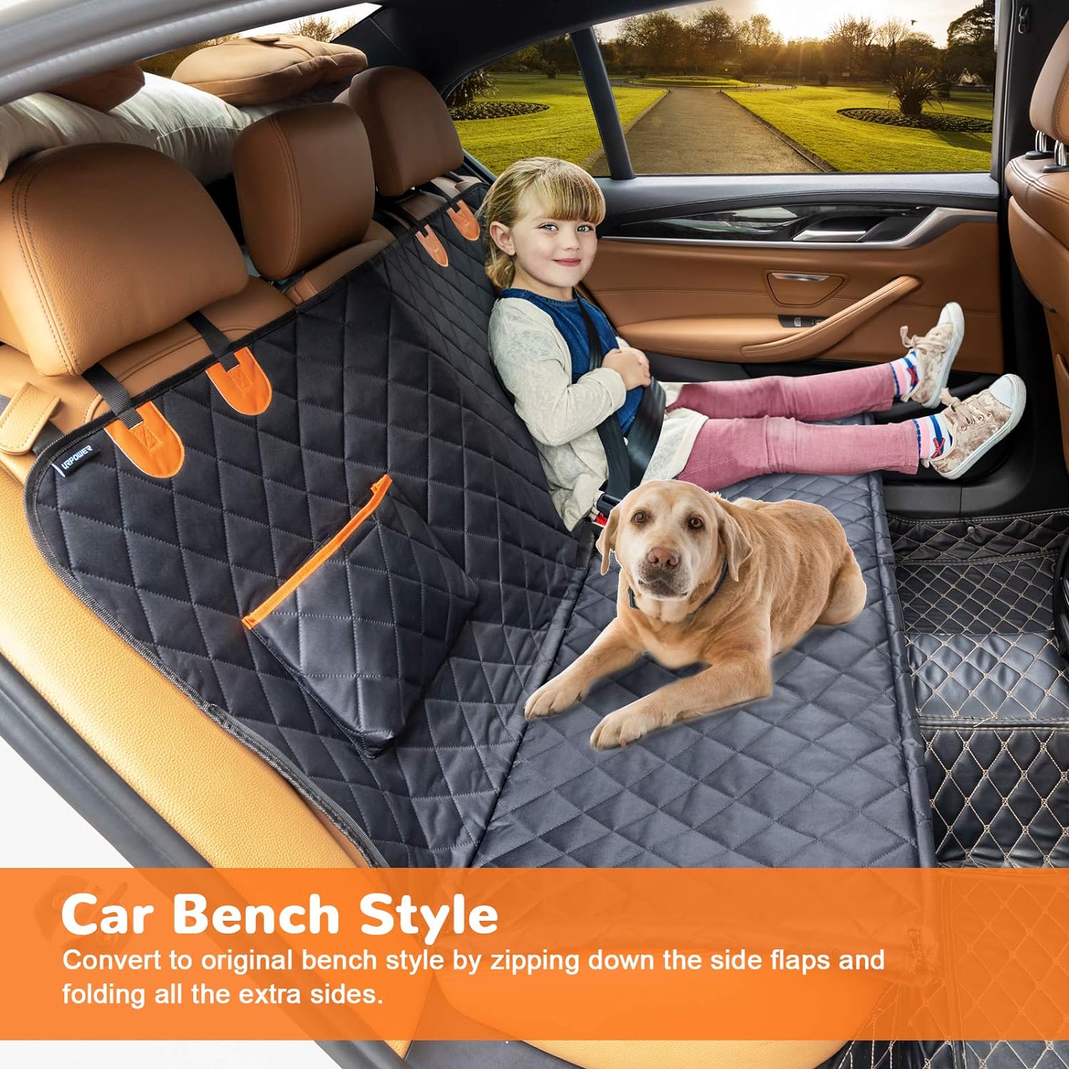 Mimuzi™ Ultimate Waterproof & Anti-Scratch Dog Car Seat Cover