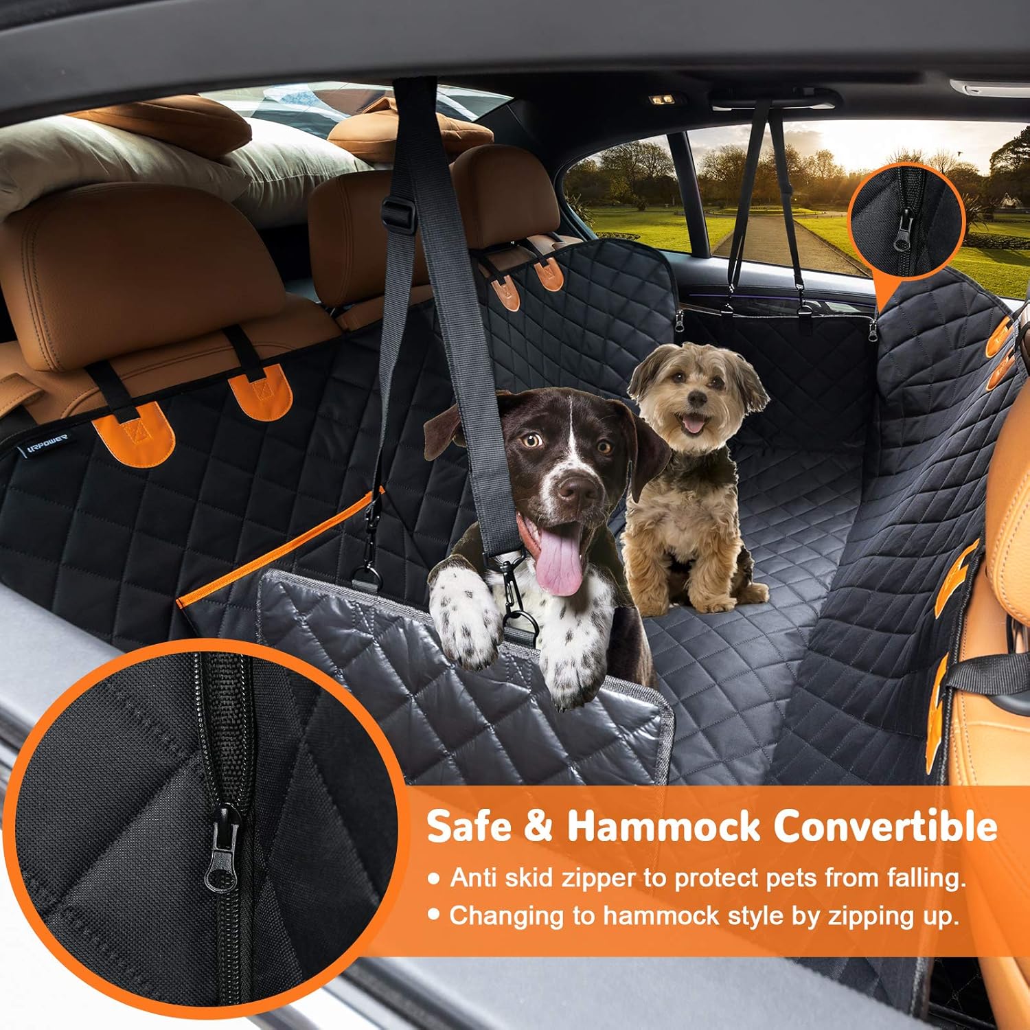 Mimuzi™ Ultimate Waterproof & Anti-Scratch Dog Car Seat Cover